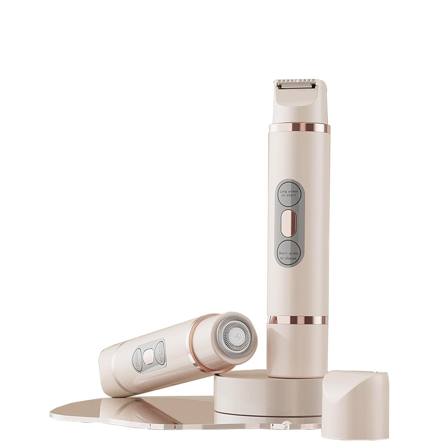 Favorabler Shaver, The Pink Galaxy Shaver, Bald Cat Razor for Women, Comfort 2 in 1 Favorable Shaver, Dual Headed Shaver for Women (White)