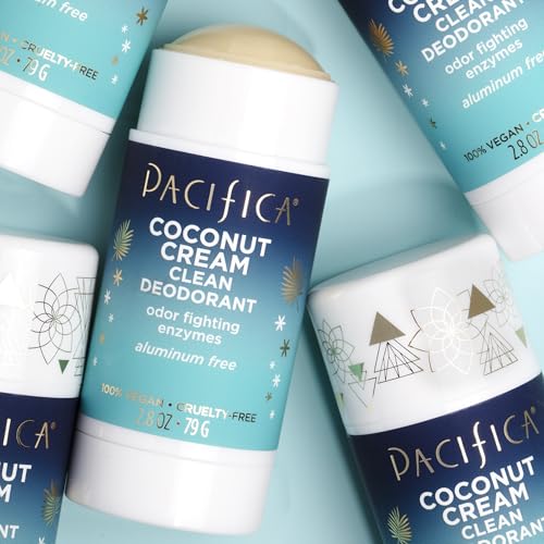 Pacifica Beauty Coconut and Charcoal Underarm Detox Scrub for Natural Deodorant Users, Non Aluminum, Safe for Sensitive Skin, 100% Vegan & Cruelty Free + Clean Beauty, Fresh, 2 Count