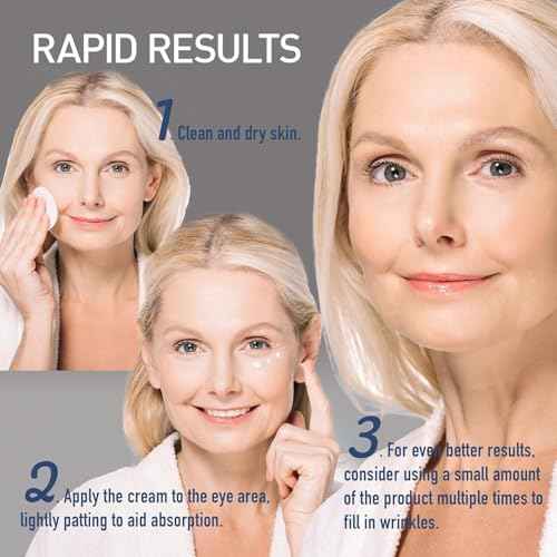 Enaskin Naturals Instant Eye & Face Lift Cream - Rapid Tightener and Wrinkle Filler for Deep Wrinkles - Under-Eye Bags & Puffiness Remover - Temporary Face Firming for Women & Men in 60s - 0.5 oz