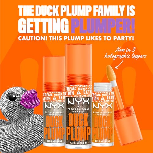 NYX PROFESSIONAL MAKEUP Duck Plump High Pigment Lip Gloss, Lip Plumper Gloss with Spicy Ginger - Onyxpected
