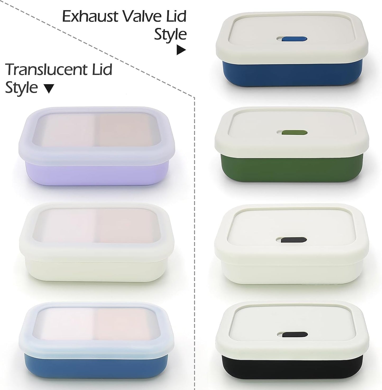 Skiennix Travel Soap Case - Silicone Leak Proof Design | Large Vented Shampoo Bar Holder in Offwhite & Green