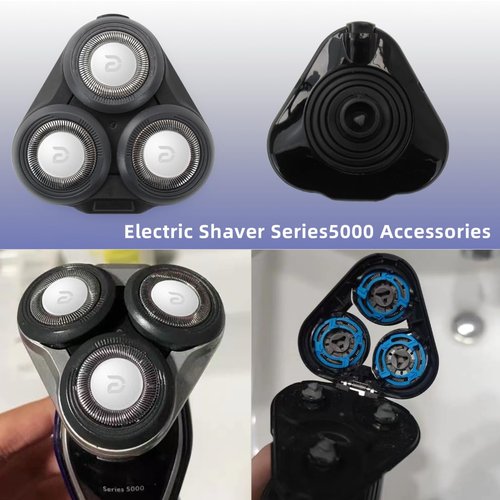 INGQI Upgraded Replacement Complete Head Assembly for Philips Norelco Series 5000 Shavers