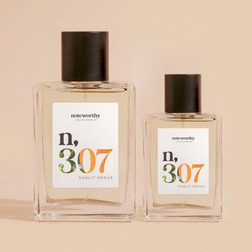 Noteworthy N,307 Sunlit Grove Eau De Parfum - Sophisticated Mandarin, Basil & Sandalwood | Long-Lasting Unisex Fragrance (100ml)