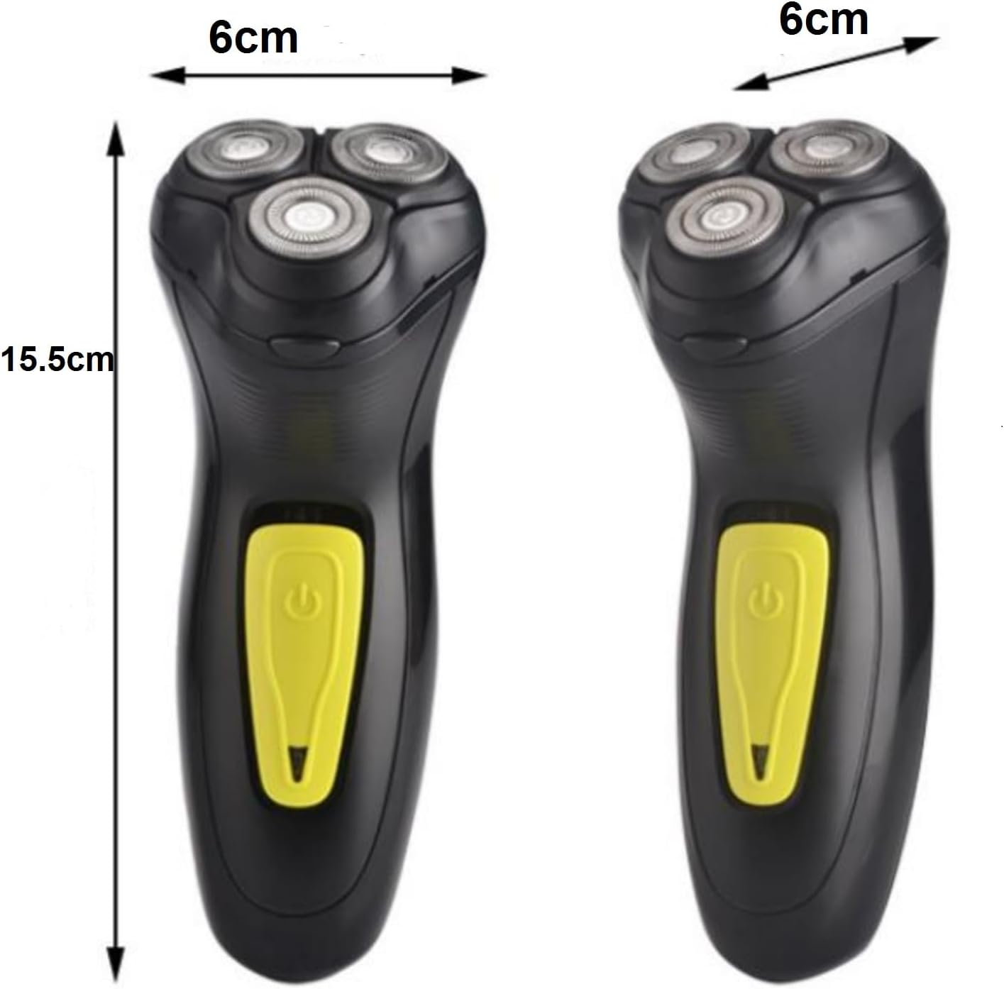 Skiennix Professional Corded Electric Shaver - 3D Rotary Razor for Close Shave | Pop-Up Trimmer Included