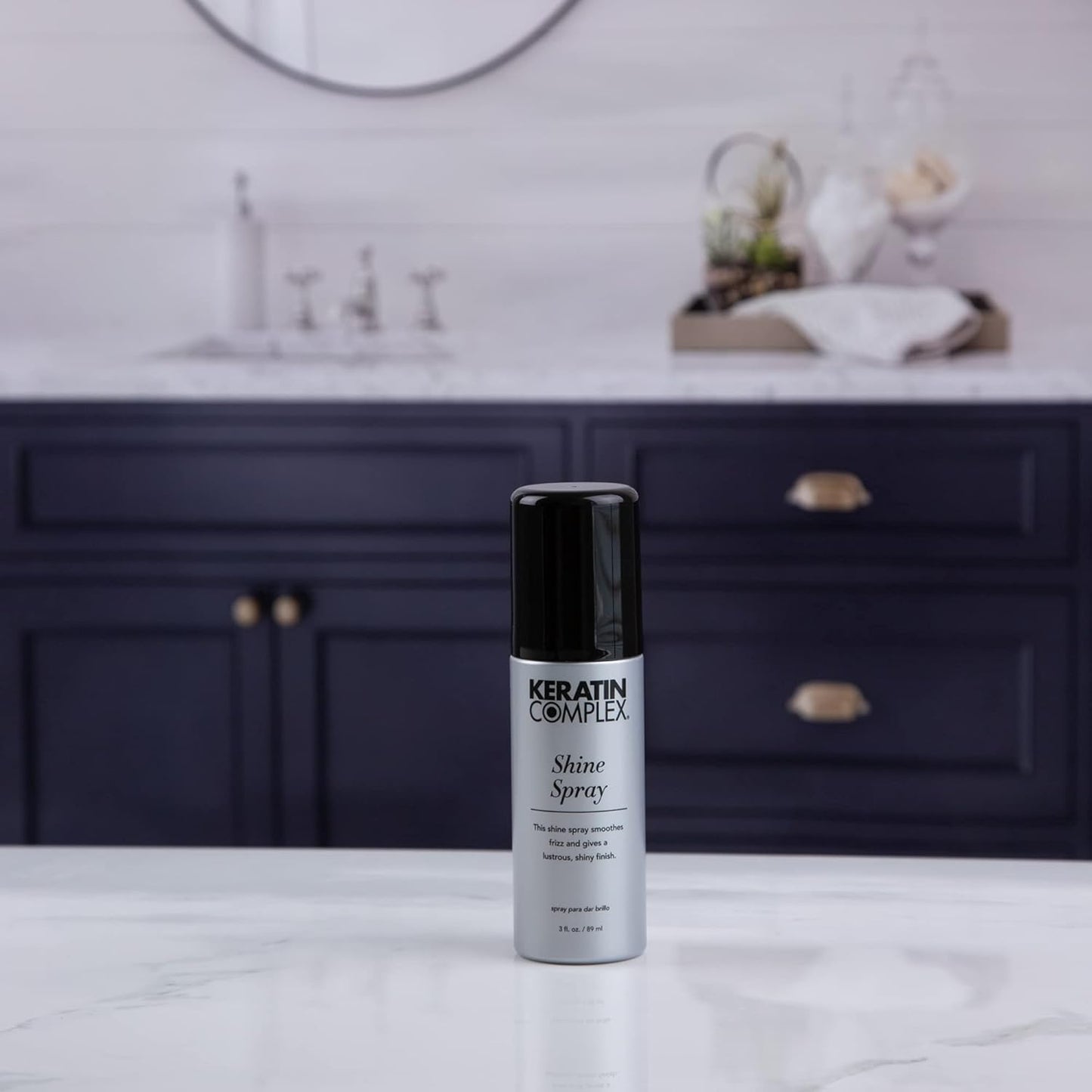 Keratin Complex Shine Spray - Enhance Gloss & Smoothness - 3 Fl Oz