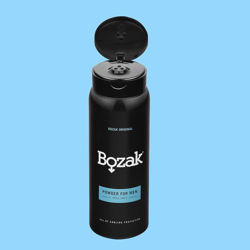 Bozak Cooling Body & Foot Powder for Men - Talc-Free Deodorant, Jock Itch Defense, Sweat Absorption | 4 oz.