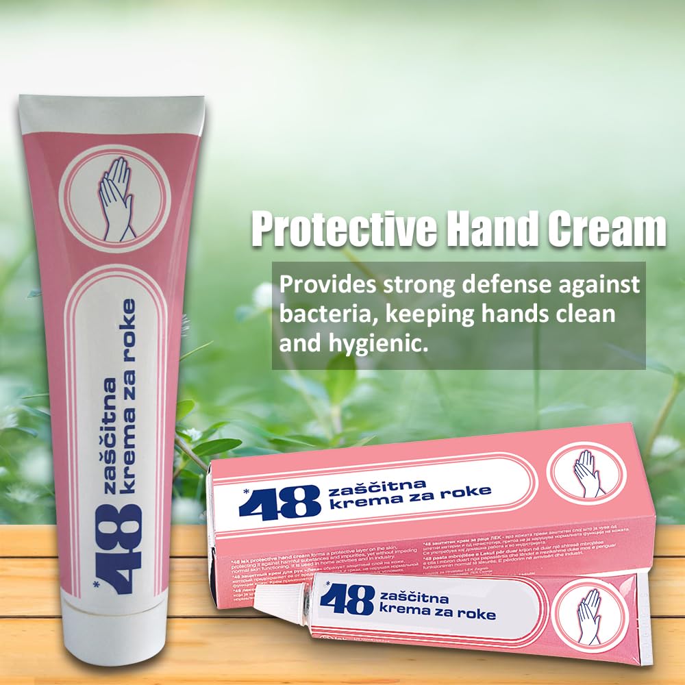 SORINA 48 Protective Hand Cream - Deep Hydration & Non-Sticky Formula - 125 ML, 6 Pack