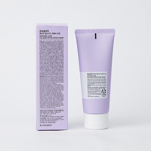 GANGNAM GLOW Collagen Peptide Repair Cream - Hydrating Face Moisturizer with Niacinamide & Retinol | 3.38 fl. oz / 100ml