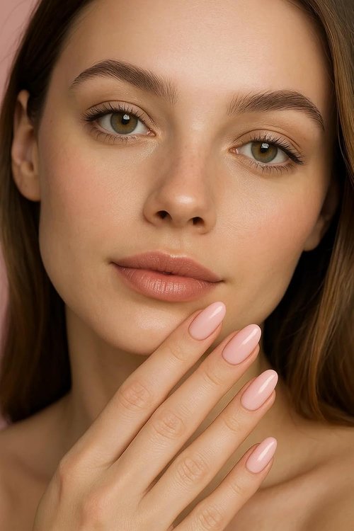 Roro AHA Infused Nail Polish - Chip-Resistant Ballerina Pink Lacquer | Vegan, Gluten-Free, 0.4 Fl Oz