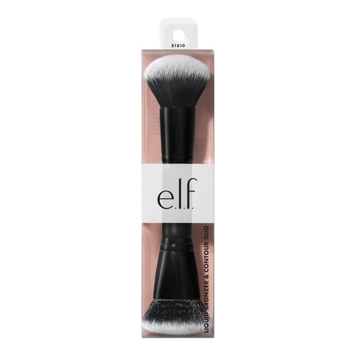 e.l.f. Liquid Bronzer & Contour Duo - Silky Pigmented Formula with Dual-Ended Brush | Vegan & Cruelty-Free