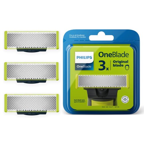 Philips QP230/50 Replacement Blades - Pack of 3 for Ultimate Shaving Precision