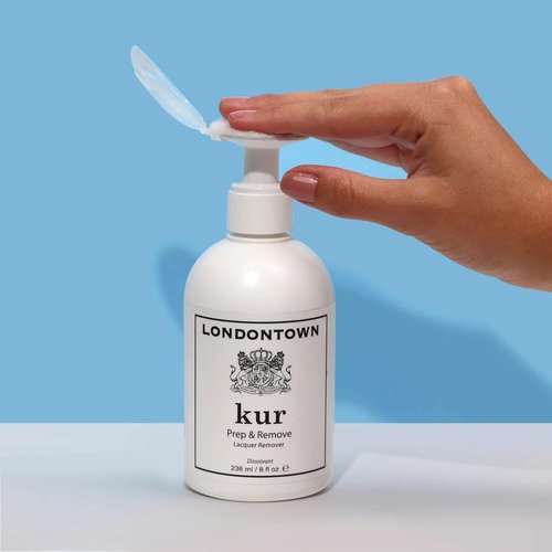 LONDONTOWN Acetone Polish Remover - Prep & Remove Formula | 8oz Size for Effortless Nail Care