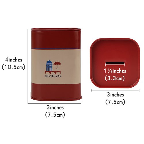 4 Pack Razor Blade Disposal Container for Safety Razor Blade, Detachable Safe Blade Bank for Used Leaf Razor, Large Capacity Razor Iron Disposal Case (Red)