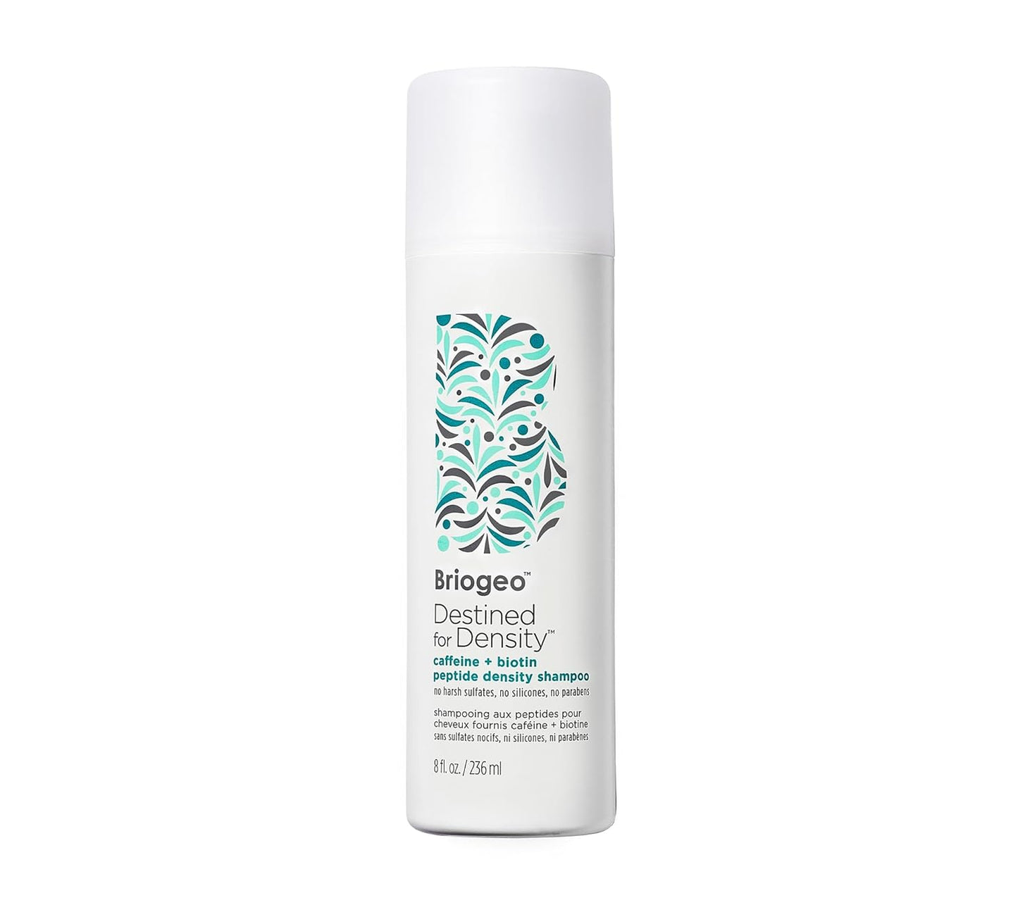 Briogeo Destined For Density Caffeine + Biotin Peptide Density Shampoo, Increases Hair Thickness, Volume and Density for Fine or Thinning Hair, Vegan, Cruelty-Free
