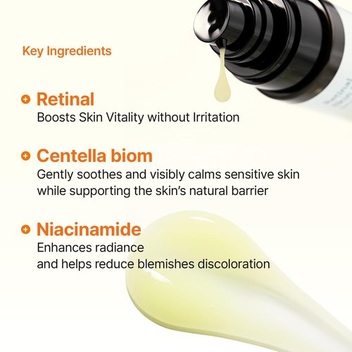 MEDITHERAPY Retinal Skin Booster Serum - Anti-Aging Facial Serum with Retinaldehyde & Niacinamide | Hydrating for All Skin Types, 5.07 fl oz