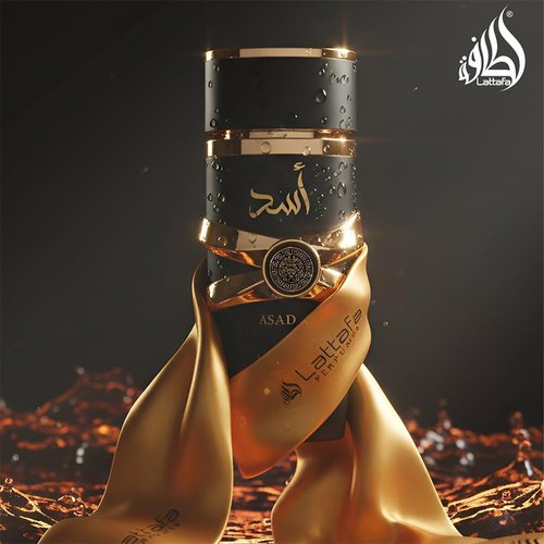 Lattafa Perfumes Asad Eau de Parfum Spray - Unisex Fragrance, 3.4 Ounce | Long-Lasting Scent