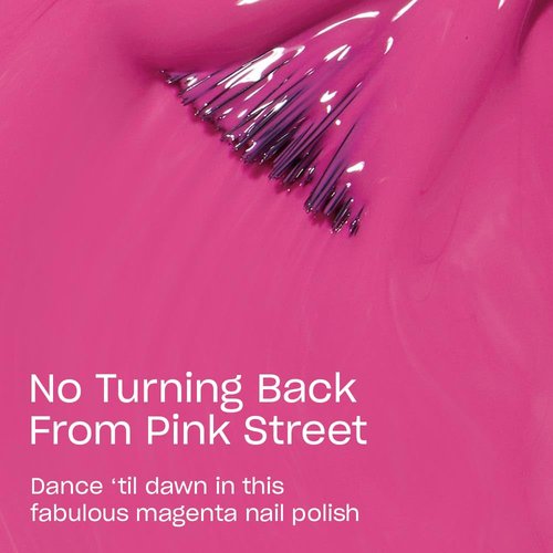 OPI Nail Lacquer No Turning Back From Pink Street | Opaque Bright Pink Crème Chip Resistant Nail Polish | Lisbon Collection