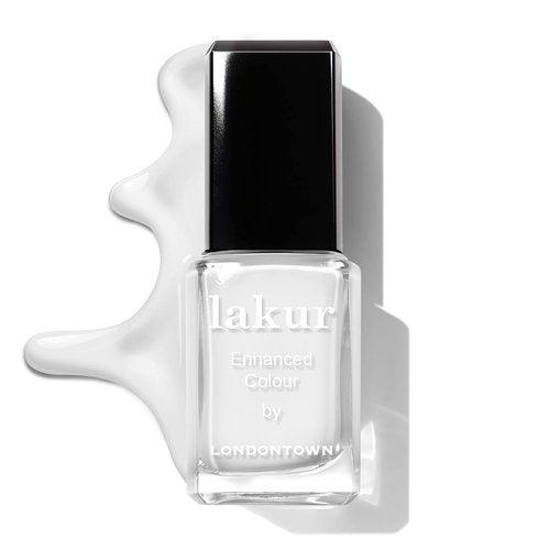 LONDONTOWN Lakur Nail Polish - Duchess White | Long-Lasting, Chip-Resistant Formula