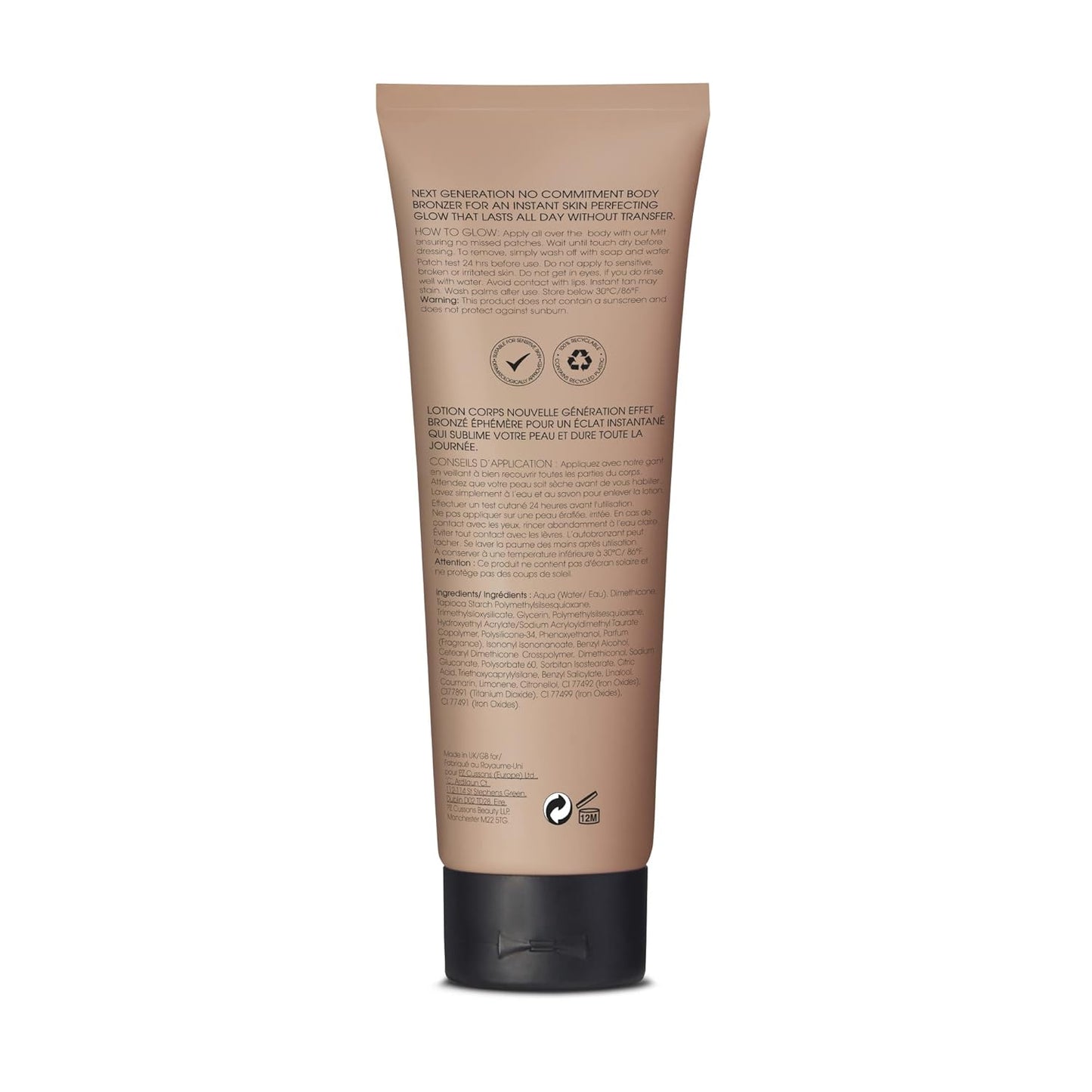 St. Tropez Instant Glow Bronzer - Smudge-Proof, Vegan Face & Body Makeup for a Natural Tan