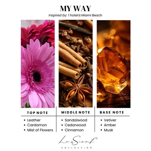 My Way Aroma Diffuser Oil 500ML - Waterless Essential Oil for diffusers - Luxury Hotel Fragrance - Oils for Aromatherapy - Fits in Any Diffuser (500ML, My Way)