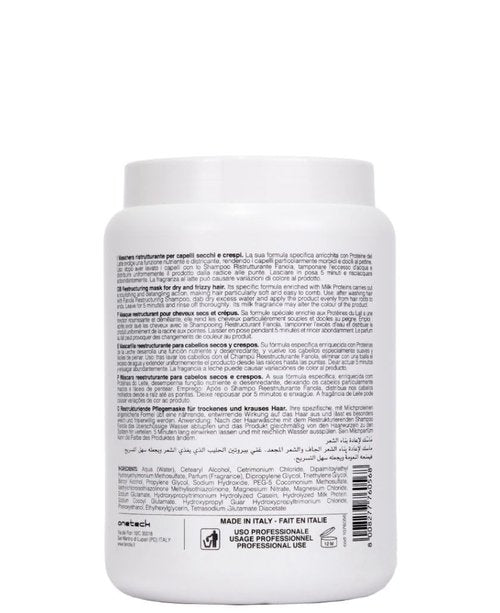 Fanola Deep Conditioning Hair Mask - Hydrating Treatment with Milk Proteins for Damaged Hair | 50.7 Fl Oz