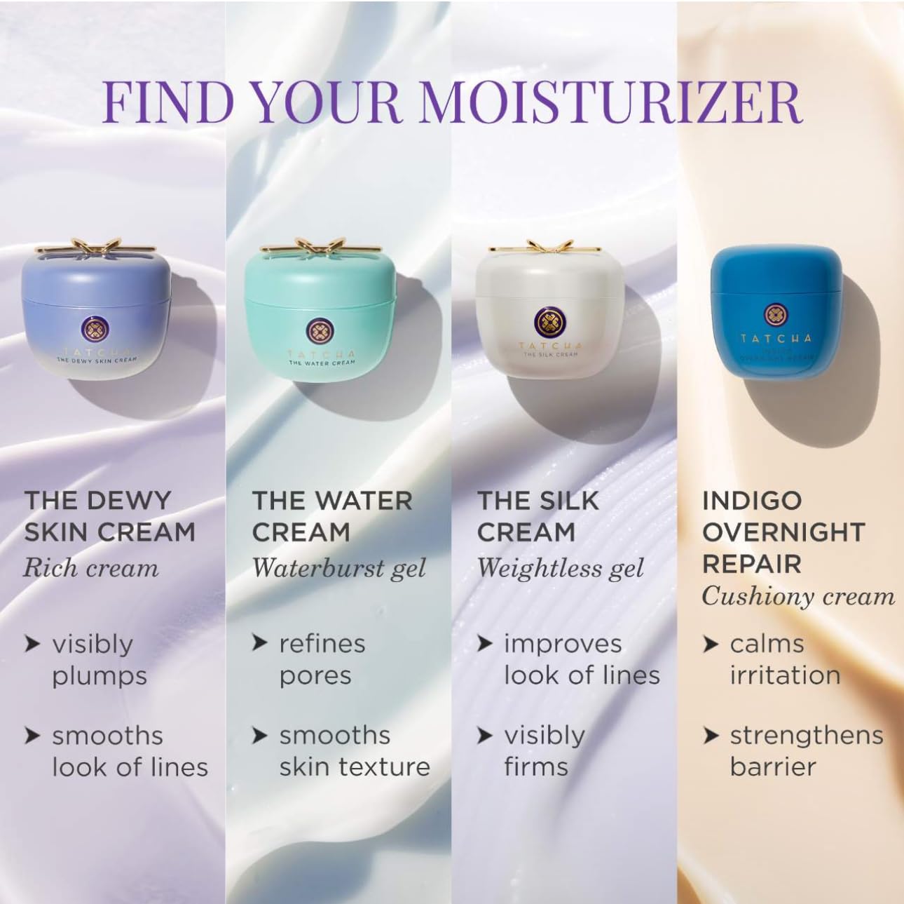 TATCHA Dewy Skin Cream - Hydrating Face Cream for Plump, Radiant Skin | Ideal for Dry & Combination Skin