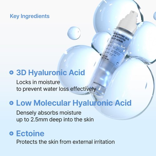 Meditherapy Hyaluronic Acid Serum - Ultra Hydrating Face Moisturizer | 150ml for Glowing Skin & Anti-Aging