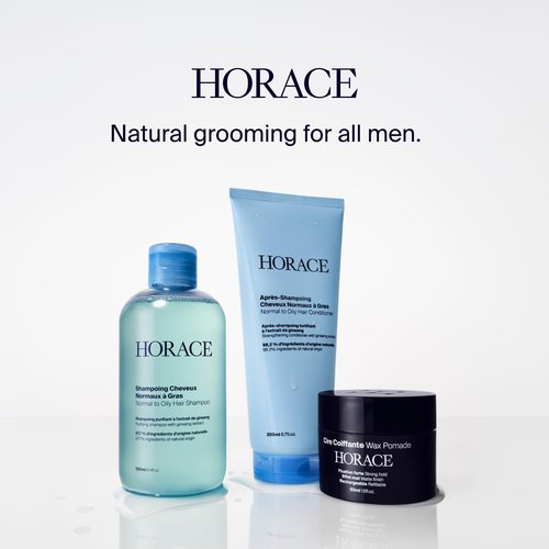 Horace Hair Wax Pomade for Men - Strong Hold & Matte Finish - Refillable 50ml - Woody Scent