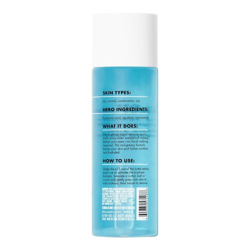 e.l.f. SKIN Holy Hydration Makeup Remover - Gentle Liquid Formula for Eyes, Lips & Face | Vegan & Cruelty-Free