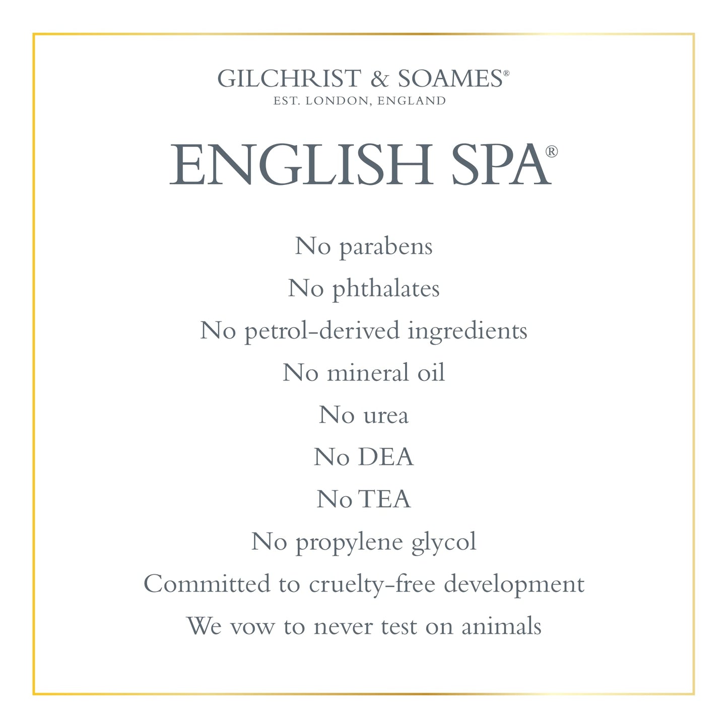 Gilchrist & Soames English Spa Shampoo - 15.5oz - Citrus and Herbal Notes, All Hair Types, Zero Parabens, Sulfates, and Phthalates