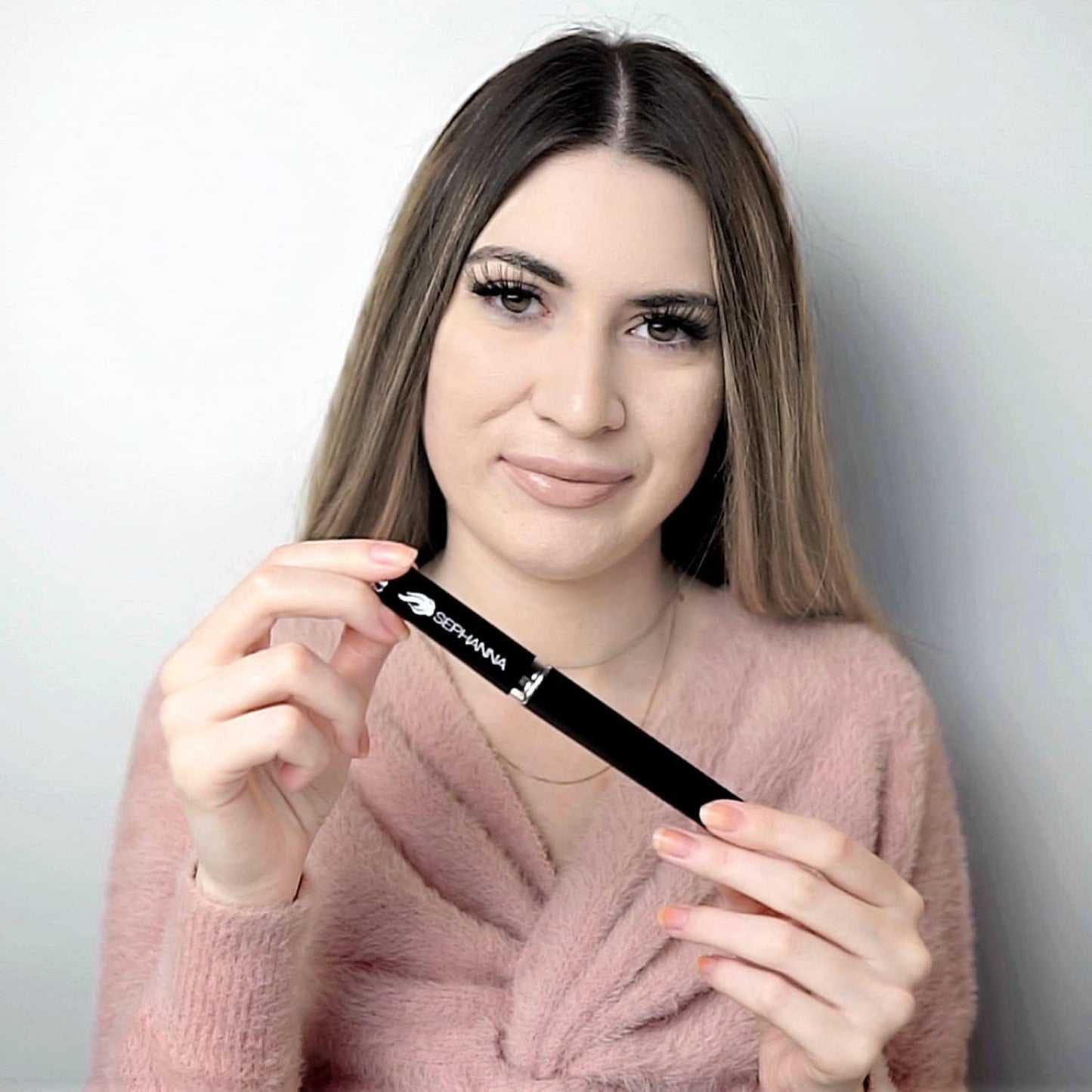Skiennix Premium Crystal Glass Nail File - Double-Sided for Natural & Acrylic Nails | Portable Case Included (Black, Blue & Pink)