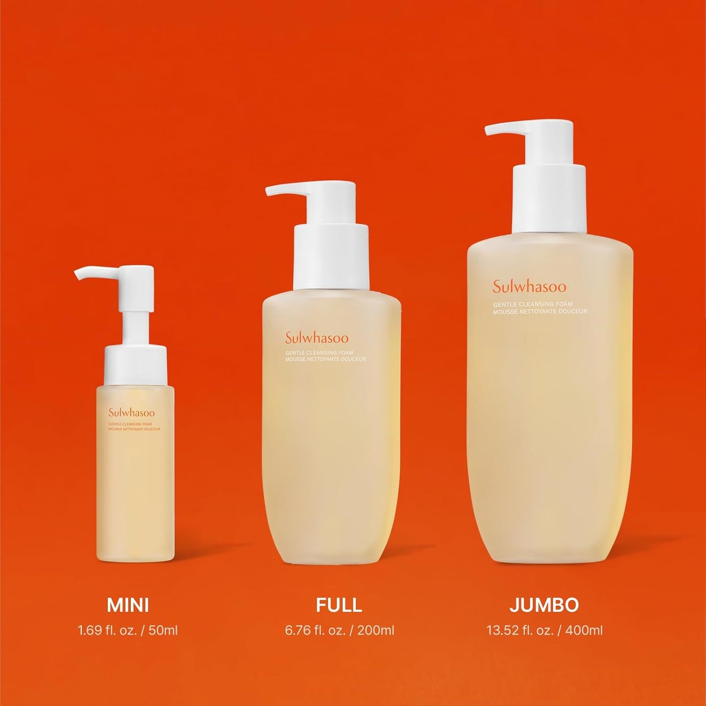 Sulwhasoo Gentle Cleansing Foam | Hydrating Korean Face Wash for All Skin Types - 6.76 fl. oz.