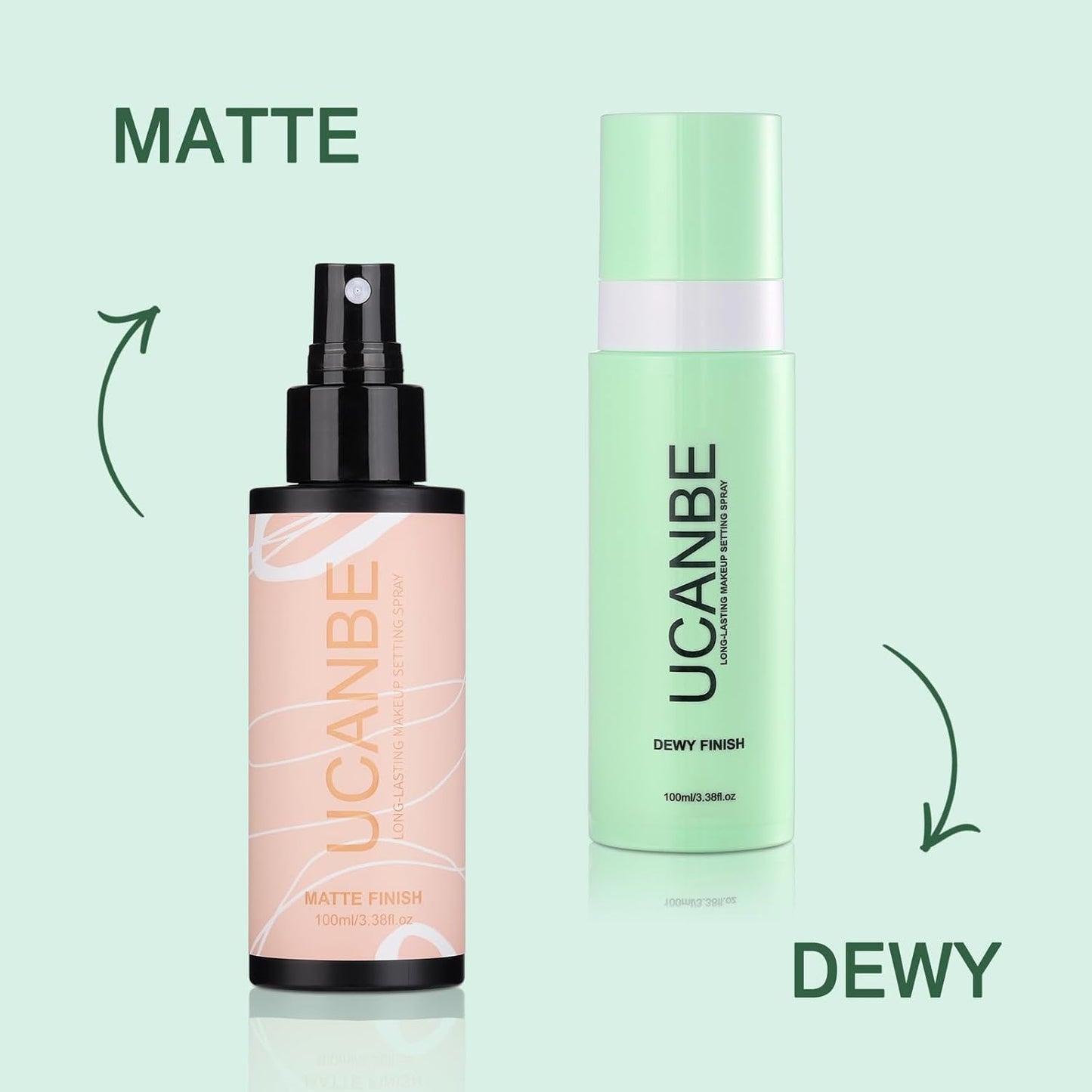 UCANBE Makeup Setting Spray - Long-Lasting Hydrating Face Mist for Natural Glow | 3.38 fl oz