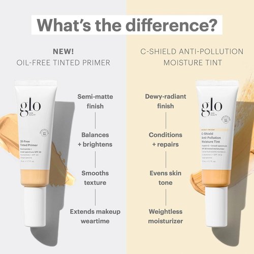 Glo Skin Beauty C-Shield Tinted Moisturizer SPF 30 - Lightweight Anti-Pollution Tint, 2N-Light, Vitamin C & Squalane