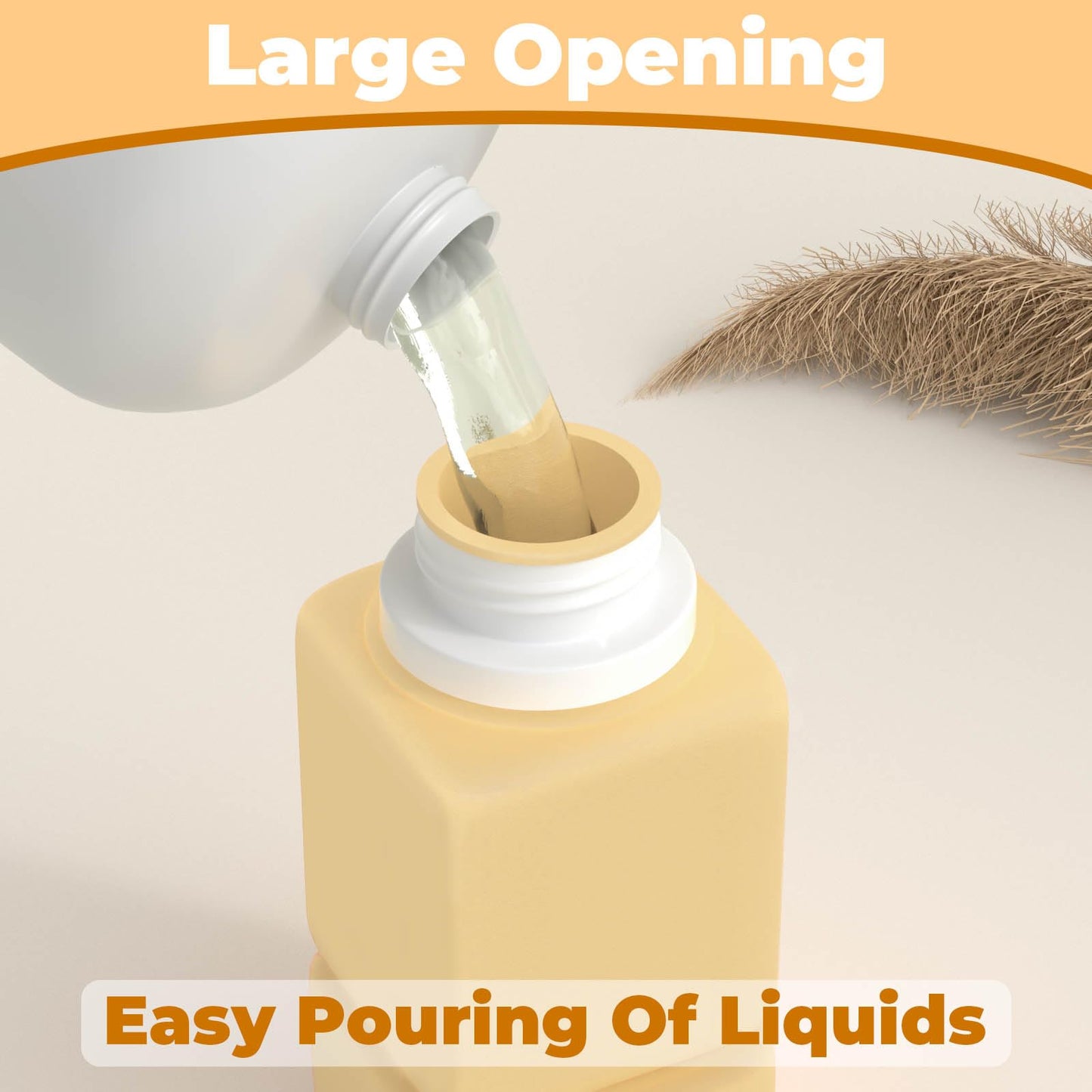 Travel Bottles for Toiletries, TSA Approved Travel Size Containers for Shampoo Conditioner Lotion Body Wash, BPA Free Travel Toiletry Bottles With Clear Toiletry Bag, Cleaning Brush Label (4 Pack)