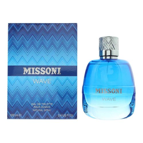 Missoni Wave Men EDT Spray - Invigorating Fragrance for Him | 3.4 Fl Oz