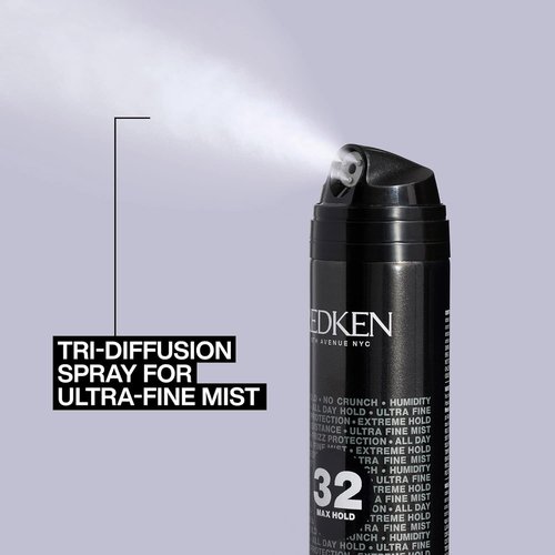 Redken Extreme High Hold Hairspray 32 - Long-Lasting Hold & Body, All-Day Style Control, Humidity Resistant