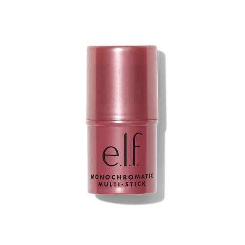 e.l.f. Monochromatic Multi Stick - Travel-Sized Creamy Color for Eyes, Lips & Cheeks | Luminous Berry, 0.17 Oz