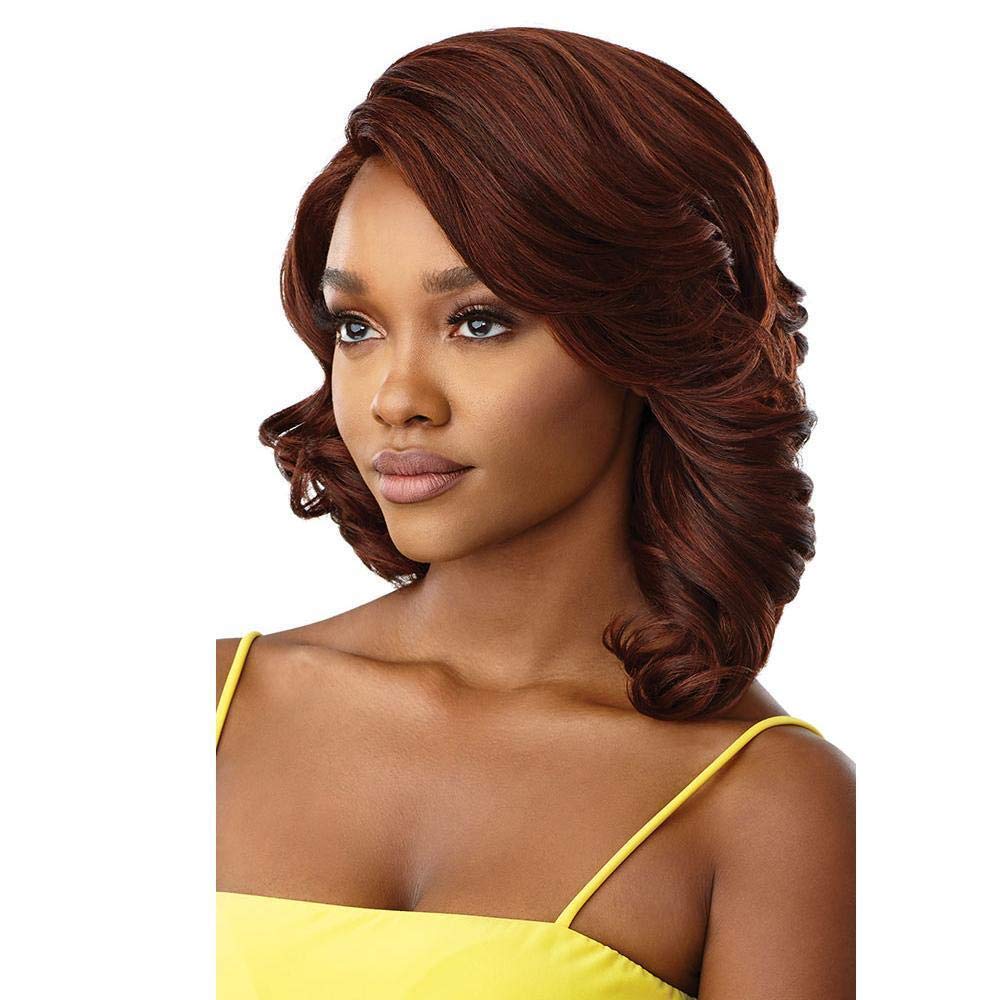 Outre The Daily Synthetic Lace Part Wig - DELANIA (1B Off Black)