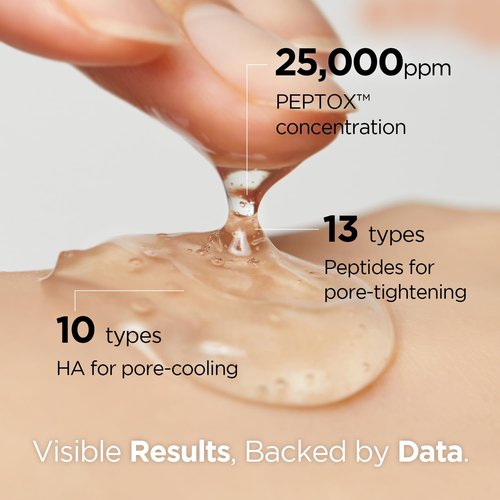 Dr.nineteen PoreXsome V.Peptox Jelly Tonerㅣ13 Peptides 25,000ppm + 10 Hyaluronic Acid(HA) + ExosomeㅣEssence Toner for Pore Tightening & CoolingㅣK-Skincare (5.07 fl.oz.)