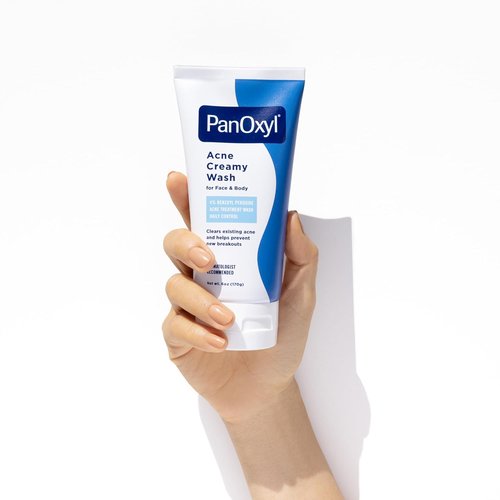 PanOxyl - Acne Creamy Wash with 4% Benzoyl Peroxide for Daily Control | 6 Ounce