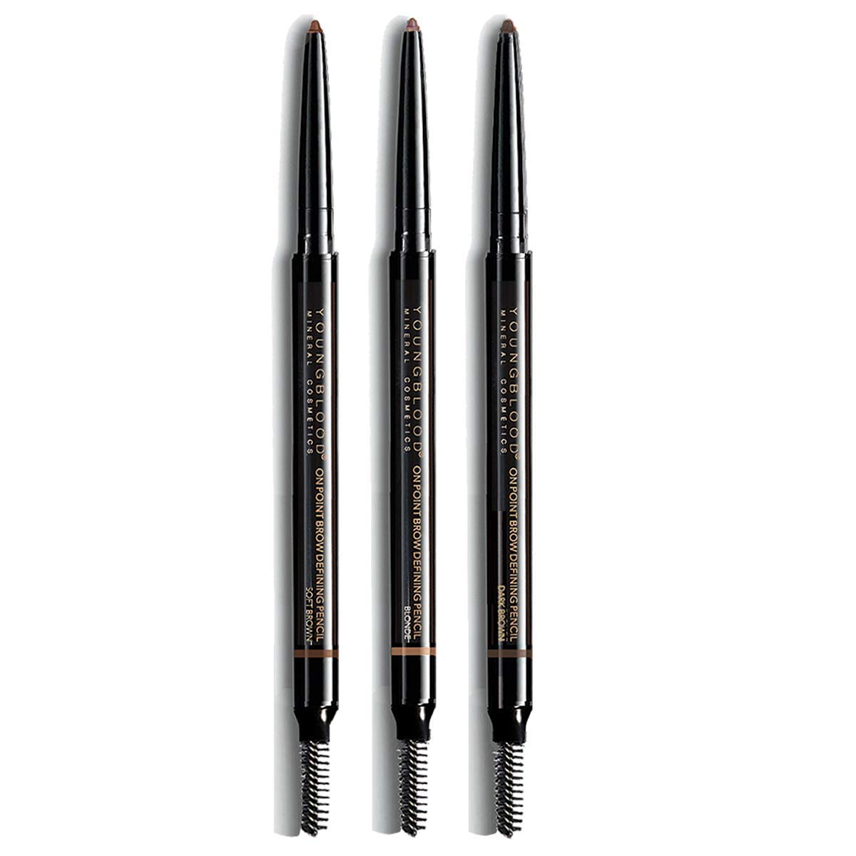 Youngblood On Point Brow Defining Pencil - Soft Brown for Precise, Natural-Looking Brows