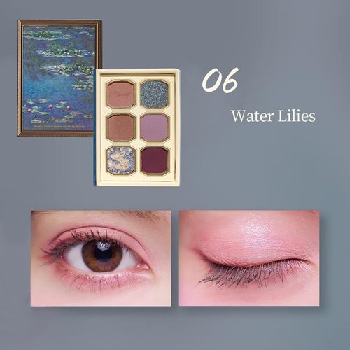 MilleFee Eyeshadow Palette - Water Lilies (06) | Cool Deep, Cruelty-Free Formula