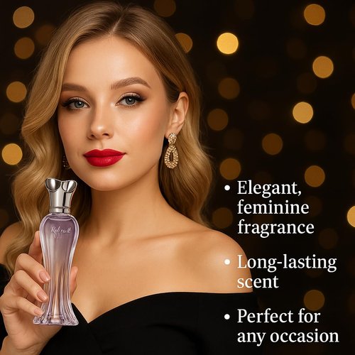 Regine Switzerland Women's Eau de Parfum - Elegant Floral Fragrance with Tuberose & Mandarin | 100ml Purple Bottle