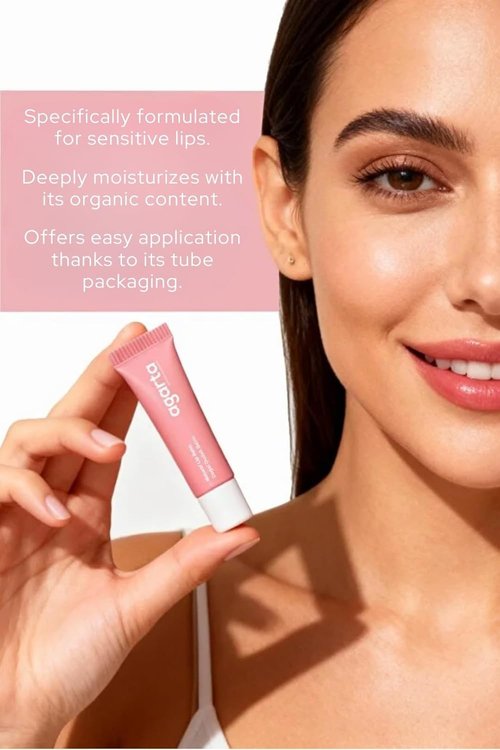 Agarta Moisturizing Lip Care Balm - Hydrating Daily Conditioner for Soft, Glossy Lips | Vegan Formula - 0.34 fl oz