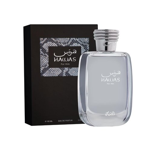 RASASI Hawas For Men Eau De Parfum Spray - Long Lasting Arabian Fragrance, 100ML (3.4 Oz) | Perfect for Daily Wear & Special Occasions