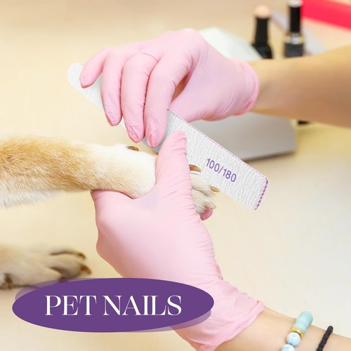 Minatee Nail Files - 150 Pcs Double-Sided Emery Boards for Professional Manicure | 100/180 Grit