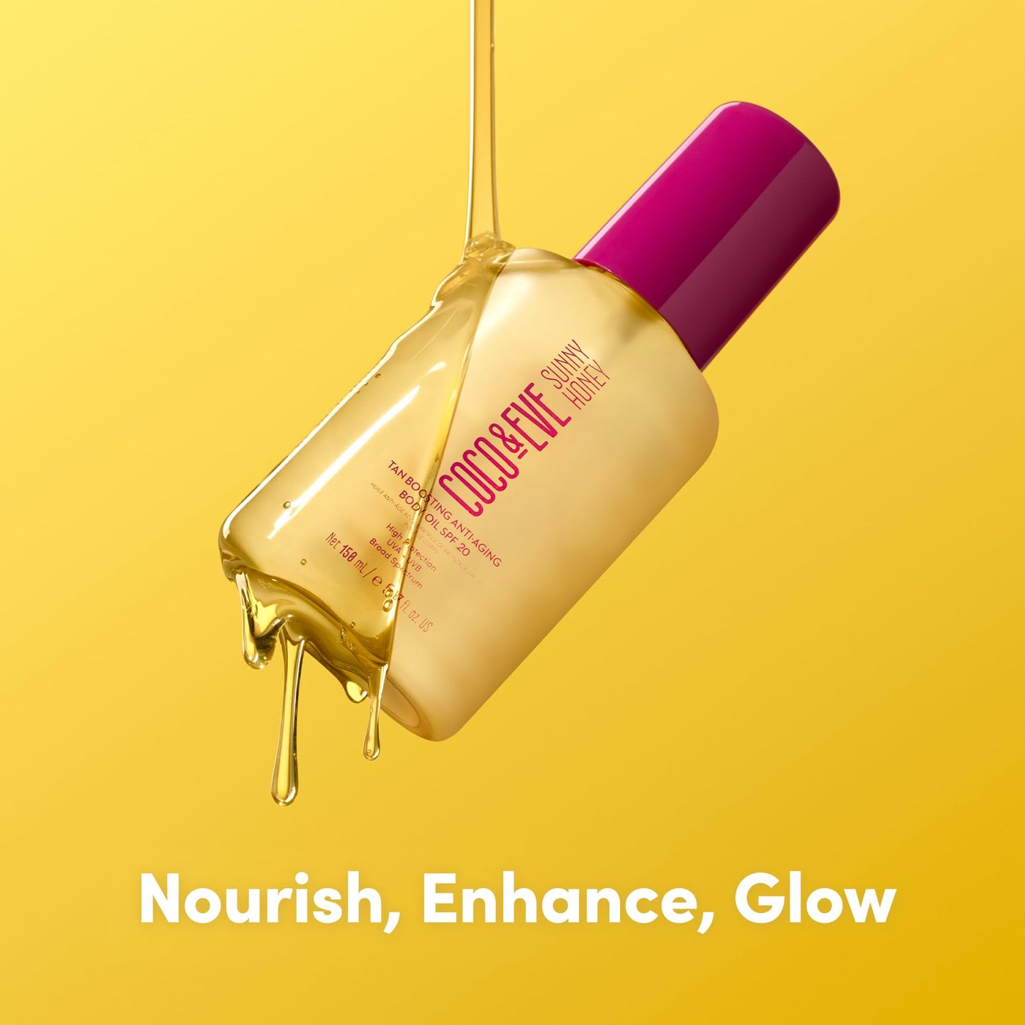 Coco & Eve Tan Boosting Anti-Aging Body Oil SPF20 - Tanning Accelerator Spray, UVA UVB Sun Protection | Moisturizing Outdoor Bronzing Enhancer with Natural Ingredients, Antioxidants (5.07 Fl Oz)