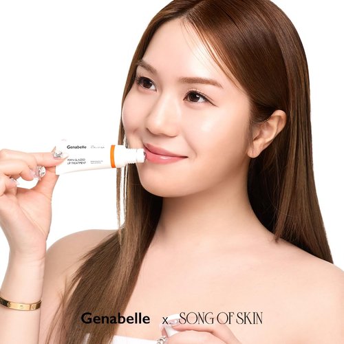 Genabelle PDRN Glazed Lip Treatment - Hydrating & Plumping Lip Balm with Peptides for Soft, Glossy Lips | 0.33 fl oz