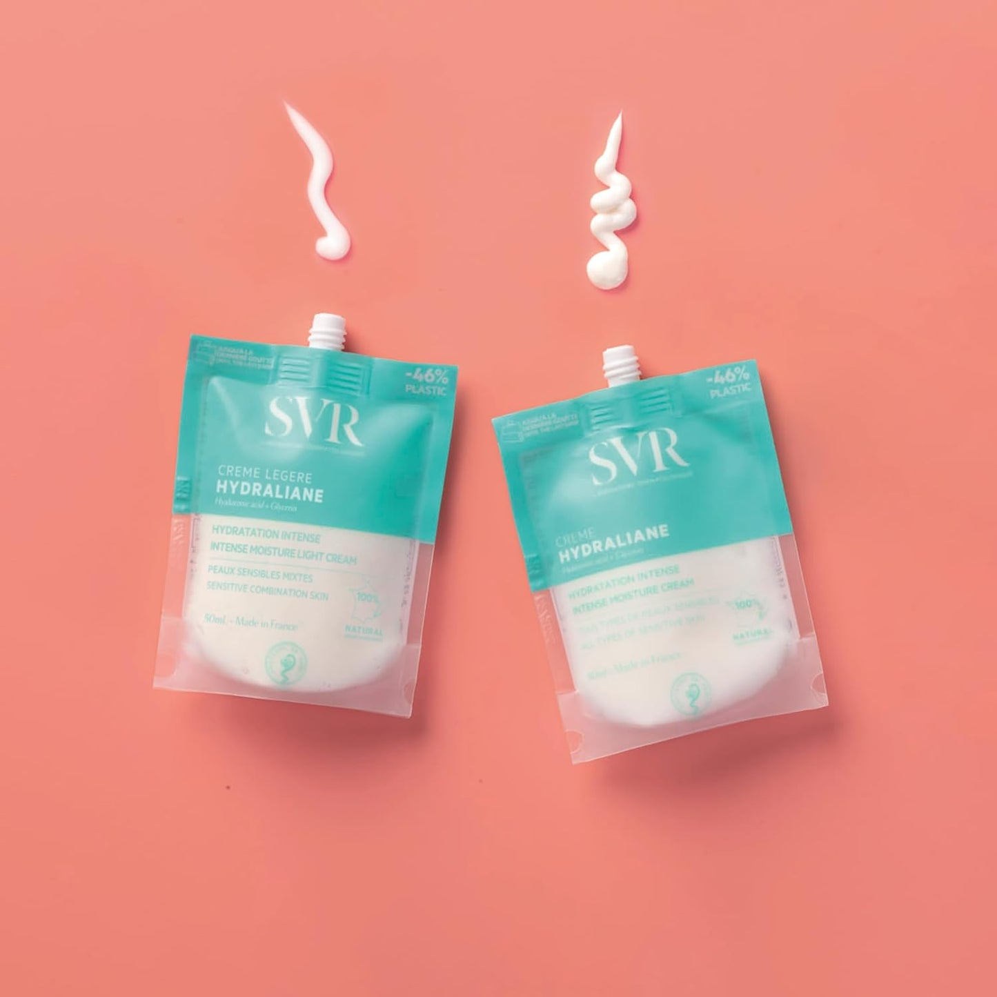 SVR Hydraliane Hydrating Face Cream - Lightweight Moisturizer for Sensitive Skin | 1.7 fl. oz. with Hyaluronic Acid